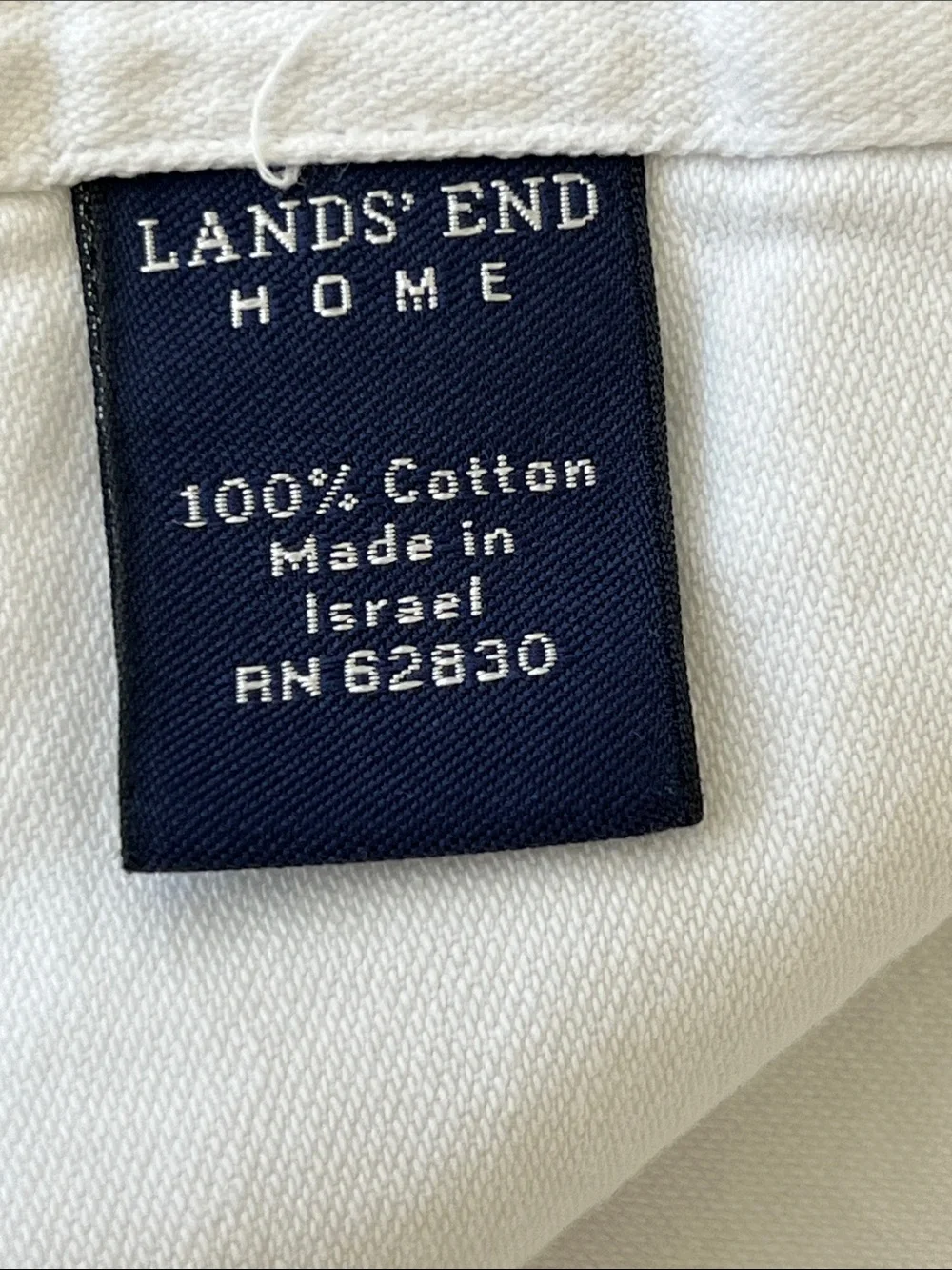 Set of White Embroidered Monogram 